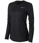 Nike Women's Longsleeve Legend T (Large) Black