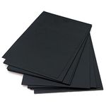 Asmi Collections 300 GSM Thick Black Paper Art & Craft Making Paper Drawing Black Card Stock (A4, 10 Sheets)