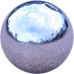 Gazing Balls for Garden, Home Outdoor Hollow Sphere Stainless Steel Gazing Globe Mirror Ball (8 Inch)