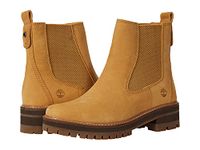 Timberland Women's Courmayeur Valley Chelsea Fashion Boot, Wheat Nubuck, 8.5