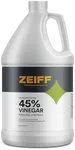 Zeiff 45% Vinegar - Cleaning Vinegar for Home & Laundry - Industrial Vinegar Concentrate to Descale Mineral Deposits - Horticultural Vinegar Agricultural Vinegar - Cleaning Vinegar 1 Gallon