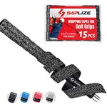 SAPLIZE Golf Grip Wrapping Tapes, 3-Pack Tacky PU Overgrip Tapes, New Regripping Solution for Golf Club Grips, Black