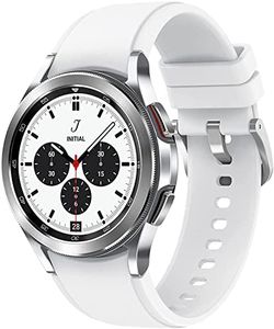SAMSUNG Galaxy Watch 4 Classic 42mm Smartwatch with ECG Monitor Tracker for Health, Fitness, Running, Sleep Cycles, GPS Fall Detection, Bluetooth, US Version, Silver