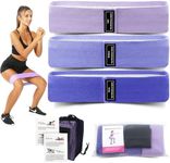 Resistance Bands for Working Out: 3-Levels Exercise Workout Bands Set for Legs Butt, Fabric Stretch Bands Hip Booty Bands for Home Fitness, Gym, Yoga, Pilates