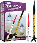 Estes 1469 Tandem X Rocket Launch Set, Prebuilt Beginner Flying-Rocket-Model Set for Ages 10+, Includes Launch Pad System