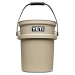 YETI Loadout 5-Gallon Bucket, Impact Resistant Fishing/Utility Bucket, Tan