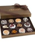 Christmas Chocolate Gift Baskets, 12 Cookie Chocolates Box, Covered Cookies...