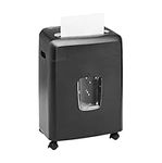 AmazonBasics 12 Sheet Micro-Cut Paper,Credit card and CD Shredder for Office/Home