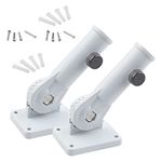 SILNOVO® 2X 1 Flag Pole Holder Bracket Mounting Bracket with Hardwares (60040441FEZ)