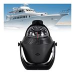 Boat Compass, Electronic Digital Navigation Compass, Car Boat Navigation Compass, with Led Light, for Car Watercraft Boat Caravan, for Outdoor Camping Hiking Mountaineering