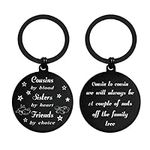 ENGZHI Cousin Gifts Keychain for Wo