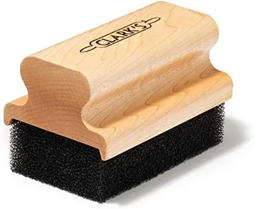 CLARK'S Cutting Board Oil & Wax Applicator - Elegant Design With Ergonomic Handle - Restores Beauty Of Your Butcher Block And Wood Surfaces - Smooth And Consistent Finish - Made From Hardwood Maple