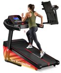 Lifelong 5HP Peak Motorized Treadmill for Home | 12% Auto Incline | 12 Preset Programs | 14 km/h Speed | 110 kg Capacity | LCD Display| Hydraulic Fold | Wide Running Belt | Bluetooth & FitShow App