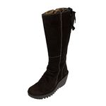 Fly London Yust Boots Women Black - UK:6 - High Boots