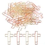 Mr. Pen- Cross Paper Clips, 35 Pack (Gold and Rose Gold Color), Bible Paper Clips, Journaling Paper Clips, Bible Study Supplies, Christian Journaling Supplies, Bible Journaling Items, Bible Clips