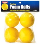 TOURNA Foam Pickleballs for Quiet Pickleball Practice 4 Pack