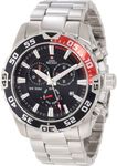 Swiss Precimax Men's SP12058 Formula-7 Pro Black Dial with Silver Stainless-Steel Band Watch