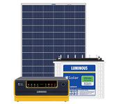 Luminous NXG+1400 + LPTT12150H 150Ah 1No + 165Watts Solar Panel 2Nos (Poly)