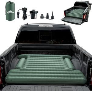 Arlierss Truck Bed Air Mattress 5.5ft-5.8ft Inflatable Camping Sleeping Pad for Truck Camping with Air Pump