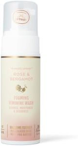 Honestly pHresh Foaming Feminine Wash for Women – pH Balanced Natural Intimate Cleanser with Prebiotics & Probiotics. Vegan, Sensitive Skin Safe. Made In USA - Rose & Bergamot Scent, 5 oz