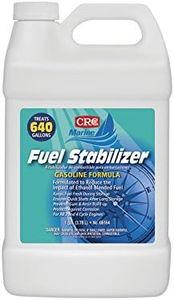 CRC Marine Gasoline Fuel Stabilizer 06164 – 1 Gallon, Concentrated, High Potency Formula, Amber Liquid