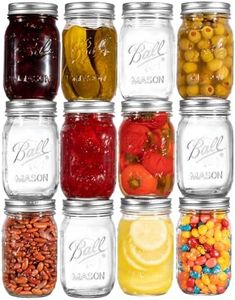 Ball Glass Mason Jar, Regular Mouth, Quart Size, 32 OZ