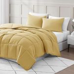 Comforter Set Queen Size - Goose Down Alternative – Washed Ultra-Soft - Premium All Season Warmth Bedding Set (Queen, Cocoon)