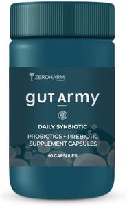 Holistic Curcumin ZEROHARM Gut Army Probiotics Supplement for Men & Women -100 Billion CFU & 25 Strains | Gut Health Capsule for Gut Cleanser, Digestion, Acidity Relief etc- 60 Vegan Capsules
