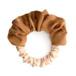 MOODKEY Heatless Curling Scrunchie, No Heat Headband Curler Heatless Hair Curler Rod to Sleep in Overnight Soft Sleep Scrunchie for Women Long Hair(Coffe)