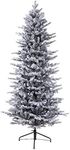 Kaemingk Everlands Frosted Grandis Slim Fir Artificial Christmas Tree 2.4m/ 8ft
