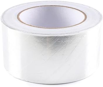 JESSINIE 2.4 inch x 130 Feet Aluminum Foil Duct Sealing Tape, 3.9 Mil, High-Temperature Heavy-Duty Silver HVAC Tape for Ductwork Dryer Vent