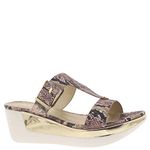 Kenneth Cole REACTION Women's Platform Sandal Wedge, Multi Neutral, 8.5