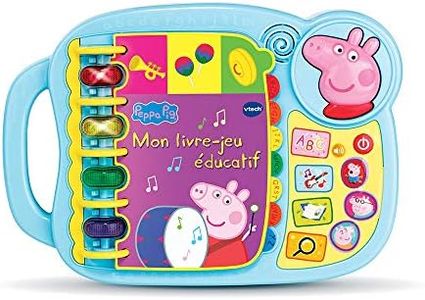 VTech - Peppa Pig - Mon Livre-jeu Éducatif – Livre Enfant/18 Mois – 5 Ans – Version FR 518005 Multicolore