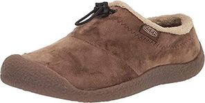 KEEN Women's Howser 3 Slide Slipper, Dark Earth/Velour, 7 UK