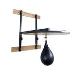 ASDJAKZP Adjustable Speed Bag Platform, Wall Mounted for Boxing with 360° Swivel Punching Bag, Boxing Speed Trainer with Air Pump and Ball Needle, Punching Training Equipment for Fitness, Exercise