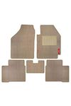 Elegant Non Woven Carpet Cord Beige Custom Fit Car Mat Compatible With Hyundai Elite I20