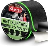 XFasten Anti Slip Tape with Green Glow in the Dark Strip 4” x 30ft Outdoor Stair Treads Waterproof Non-Slip Grip Tape for Stairs Tread Tape, Anti Skid for Steps Outdoor Step Grips Safety Traction Tape