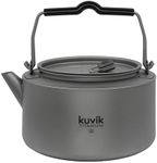 Kuvik Titanium Kettle 1.0L (33.8 oz) - Ultralight and Compact Kettle for Backpacking, Camping, and Home