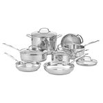 Cuisinart 77-11G Chef's Classic Stainless 11-Piece Cookware Set