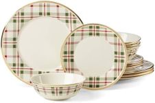 Lenox Holiday Plaid 12-Piece Dinner