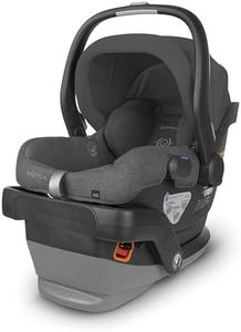 UPPAbaby Mesa V2 Infant Car Seat/Easy Installation/Innovative SmartSecure Technology/Base + Robust Infant Insert Included/Direct Stroller Attachment/Greyson (Charcoal Mélange)