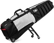 Sun Mountain ClubGlider Meridian Golf Travel Bag (Black-White-RED)