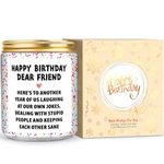 Happy Birthday Gifts for Women Funny Gifts for Best Friends Sister Coworker Classmate Girlfriend Bestie Christmas Candles Gifts - Vanilla Birthday Cake Scent Candle with Colorful Sprinkles - 7 oz