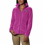 Columbia Women's Benton Springs Full Zip Fleece Jacket, Fuchsia, L