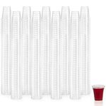 Lawei 1000 Pack Communion Cups 0.5oz Reusable Clear Shot Cups, Fits Standard Communion Trays, Plastic Shot Glasses Strong Durable Hard Plastic, Clear