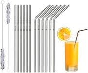 Set of 14 Metal Straws Drinking (6 