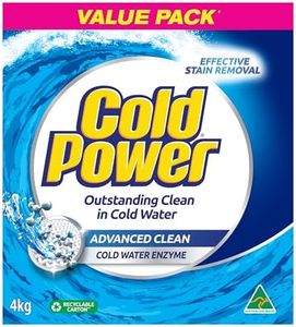 Cold Power Advanced Clean, Powder Laundry Detergent, 4kg, Suitable for Front and Top Loaders (2607525)