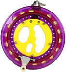 Kite String Reel Winder 7inches Dia with 600 feet Line (60 lbs) Purple