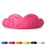 SISU Max Mouthguard, Hot Pink - 2.4mm Thin - Custom-Molded Fit - Slim Design - Remoldable Up to 20 Times - for Impact Sports - Non Toxic - Works with Braces