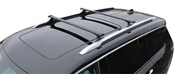 BRIGHTLINES All Metal Crossbars Roof Racks Compatible with 2022-2024 Jeep Grand Cherokee & 2021-2024 Jeep Grand Cherokee L for Kayak Luggage Ski Bike Carrier